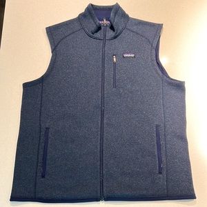 Patagonia Men’s Better Sweater Fleece Vest Size XXL New Navy excellent condition